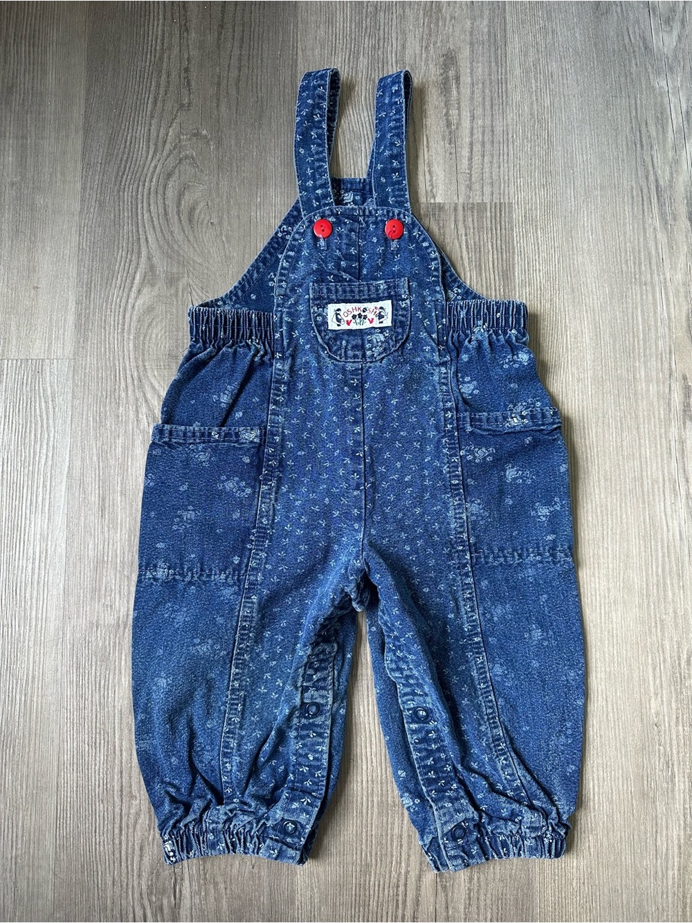Oshkosh Vintage Blue Overalls 24M